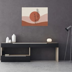 Obraz - Boho listy N⁰1 (70x50 cm)