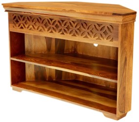 furniture-nabytek.cz - Rohový stolík pod tv z masívu palisander 110x70x50