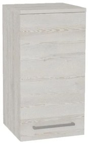 Mereo, Mereo Bino kúpeľňová skrinka horná 63 cm, pravá, Multidecor, White Loft Pine, MER-CN696WLP1