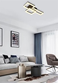 Searchlight 28612BK - LED stmievateľné stropné svietidlo WALL ART II LED/30W/230V 32x60 cm