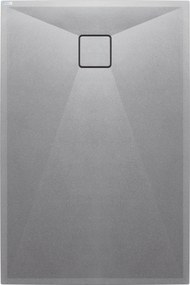 Deante Correo obdĺžniková sprchová vanička 100x70 cm sivá KQR_S75B