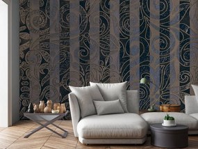 Fototapeta - Ornament zlato (254x184 cm)