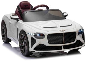 Bentley Bacalar auto na batérie pre deti, biele + diaľkové ovládanie