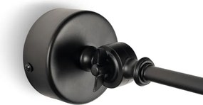 BRILAGI - Nástenná lampa QUILL 1xE27/40W/230V 83 cm čierna