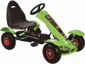 LEAN CARS Šlapacia motokára F618, zelená