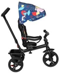 Lionelo - Detská trojkolka HAARI čierna/pestrofarebná