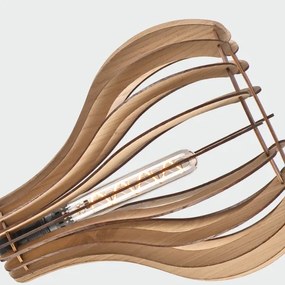 Luster na lanku TUCCI 1xE27/60W/230V pr. 29 cm dub