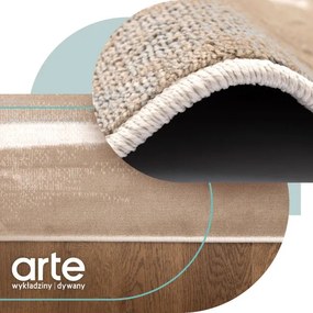 Koberec FD Sensi Bizar tmavobéžový