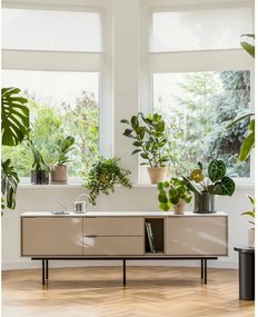 Sivobéžový TV stolík 189x61x42 cm Mod – noo.ma