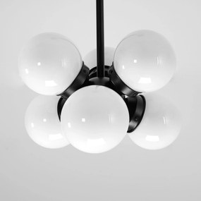 Toolight - Stropná lampa APP904-6CP, čierna, OSW-03203