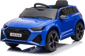 LEAN CARS Audi RS6 Batéria Vozidlo BRD-2118 Modrá