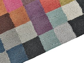 Vlnený koberec 200 x 200 cm viacfarebný KANDIRA Beliani
