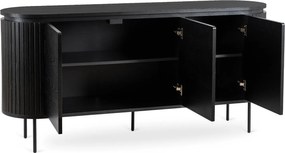 Komoda Beck 160 cm čierna