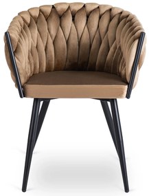 PROXIMA.store - Čalúnená jedálenska stolička ELENA FARBA: sivá