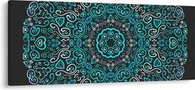 Obraz ornamentálne abstrakcie (120x50 cm)