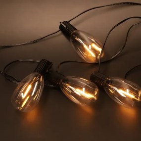 Brilagi - LED vonkajšia girlanda 10xLED/3xAA 3,2m IP44 teplá biela