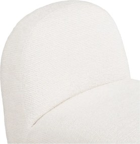 Krémovobiele otočné kreslo Milo – House Nordic