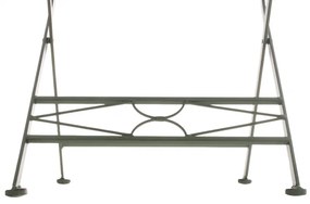 Kovová skladacia stolička Asina (SET 2 ks) - Zelená antik