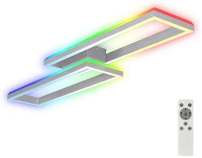 Brilo - LED RGBW Stmievateľný prisadený luster FRAME 2xLED/21W/230V 2700-6500K+ DO