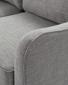 Pohovka Venuste grey linen pre 2 osoby
