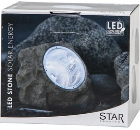 Vonkajšie solárne LED svietidlo Star Trading Stone, výška 11 m