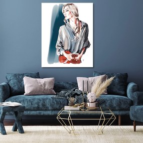 Gario Obraz na plátne Krásna blondínka Módna žena - Irina Sadykova Rozmery: 40 x 60 cm
