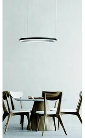 Azzardo AZ5016-LED Stmievateľný luster na lanku AGNES LED/38W/230V pr. 48 cm čierna