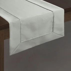 OBRUS KARIN 40X180 CM STRIEBORNÝ