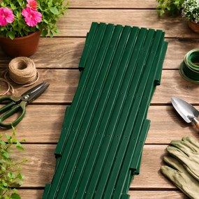 Skladacia záhradná mriežka na kvety BestBerg BBGD-ET3 / 1 × 3 m / 2 ks / zelená