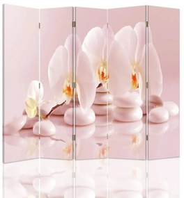 Gario Paraván Zenové orchidey Rozmery: 180 x 170 cm, Prevedenie: Klasický paraván