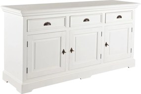 Komoda Dorothee 6 zásuviek, white&amp;natural