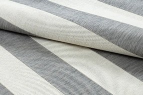Koberec Floorlux sizal flat 48644/637- Pásy sivo biely