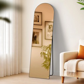 Zrkadlo Moline 140x40 cm - čierne matné