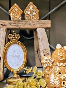 Dekorácia perníková chalúpka Gingerbread Cott - 6*4*7 cm