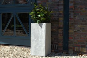 Kvetináč BLOCK, sklolaminát, výška 60 cm, betón design