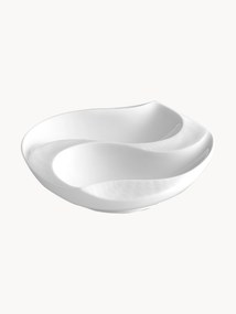 Ručne vyrobená porcelánová servírovacia misa Wellenspiel Relief