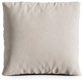 Béžový zamatový vankúš na gauč Kemi – Cosmopolitan Design