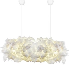 Závesný luster SERENE 2xE27/40W/230V biely