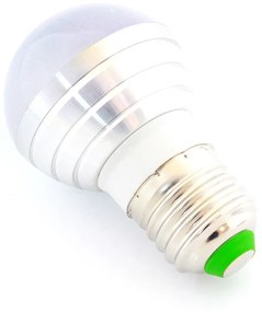 APT LED žiarovka RGB s diaľkovým ovládaním E27 3W, ZD7C