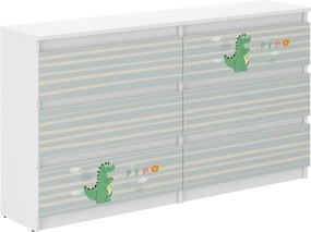 Wooden Toys Detská komoda R-140 DINO