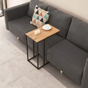 Autronic BONTEC Odkladací stolík 50x30cm, mdf, dub, AF-3006 OAK Farba: Prírodné
