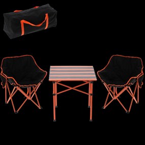 KPL. STÔL + 2 STOLIČKY TURISTICKÝ KEMPING *6334