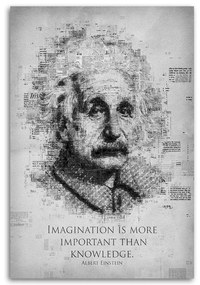 Gario Obraz na plátne Vedec Albert Einstein - Gab Fernando Rozmery: 60 x 90 cm