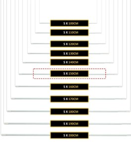 Erga Erga, stropný vešiak na sušenie bielizne 5x150 cm, biela, ERG-SEP-10SUSSUF5PP15