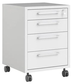 Biela uzamykateľná skrinka 48x68 cm Prima – Tvilum