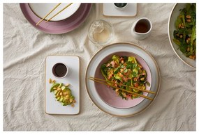 Ružová/sivá kameninová miska 1 l Gastro Grey/Light Pink – Bitz