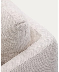 Krémová ženilková rozkladacia pohovka 225 cm Laira – Kave Home