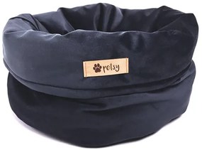 Pelech pre psov Petsy Royal Basket Ø40 cm modrý