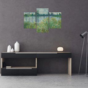 Obraz - Claude Monet, Banks of the Seine, reprodukcia (90x60 cm)