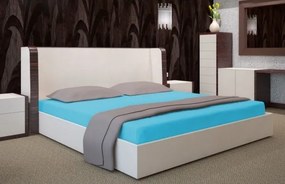 Tyrkysové prestieradlo na posteľ s gumičkou Šírka: 90 cm | Dĺžka: 200 cm